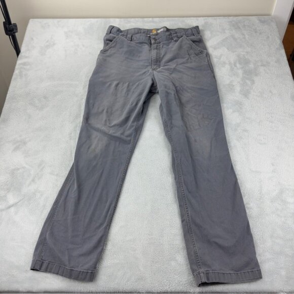 Carhartt Relaxed Fit Mens Size 38x31 Rugged Flex Rigby Work Pants 102291 039 - Picture 1 of 6